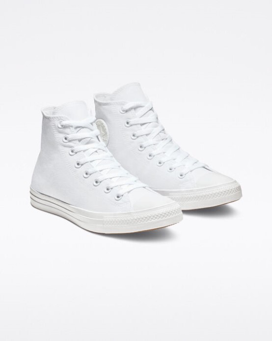Biele Monochromatické Converse Skľučovadlo Taylor All Star Classic