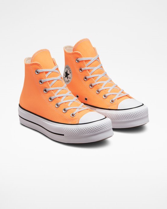 Chuck Taylor All Star Lift Platform Canvas Converse Broskyňový Lúč/čierna/biela