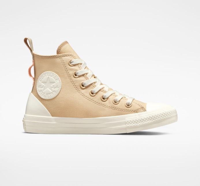 Ovsené Mlieko/egret/drzý Koral Converse Chuck Taylor All Star Tonálne Plátno
