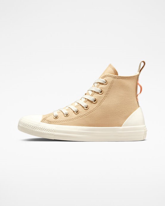 Ovsené Mlieko/egret/drzý Koral Converse Chuck Taylor All Star Tonálne Plátno