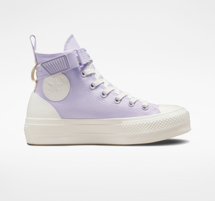 Converse Vapor Violet Skľučovadlo Taylor All Star Lift Platform Utility Strap