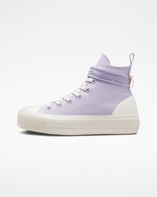 Converse Vapor Violet Skľučovadlo Taylor All Star Lift Platform Utility Strap