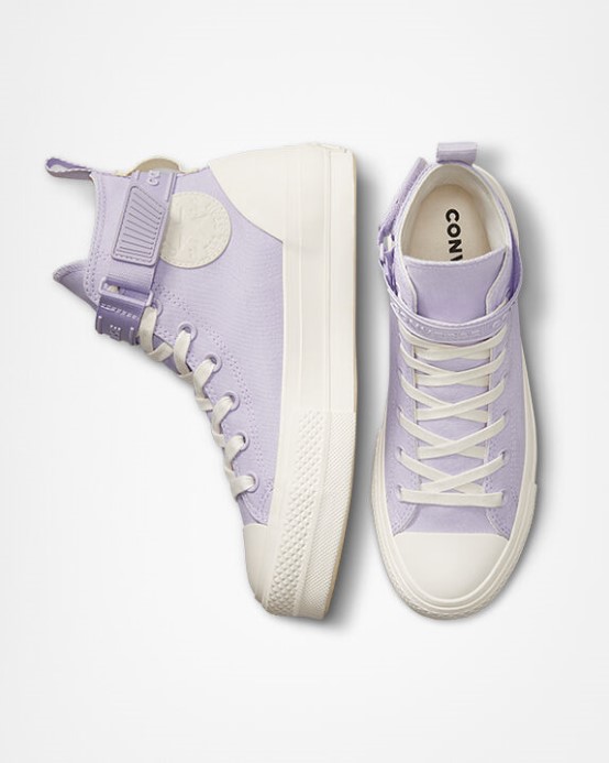 Converse Vapor Violet Skľučovadlo Taylor All Star Lift Platform Utility Strap