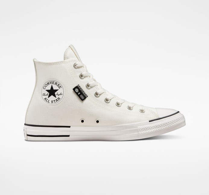 Converse Skľučovadlo Taylor All Star Grid Logo Vintage White