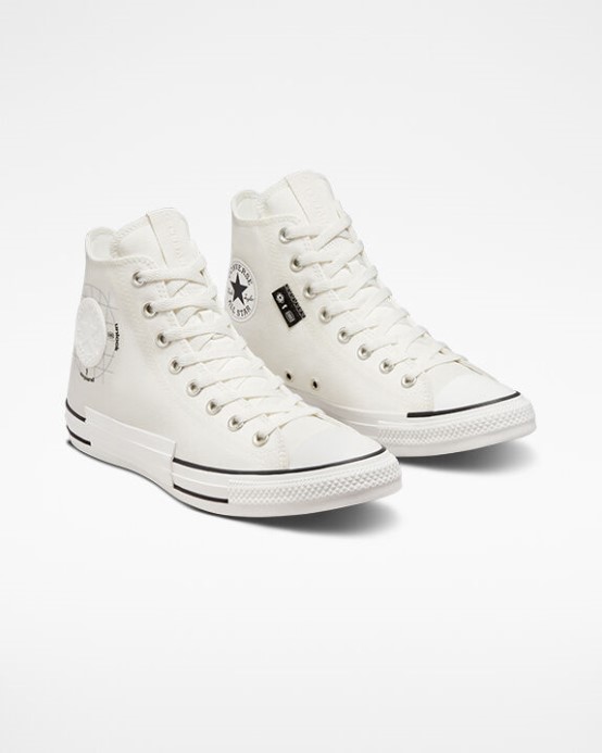 Converse Skľučovadlo Taylor All Star Grid Logo Vintage White