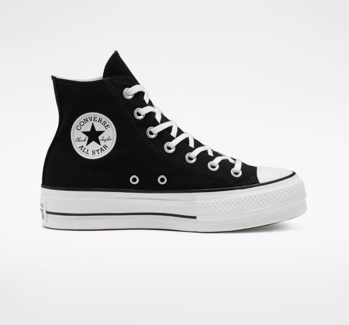 Chuck Taylor All Star Lift Platform Canvas Black/white Converse