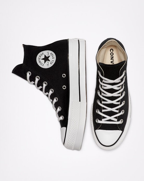 Chuck Taylor All Star Lift Platform Canvas Black/white Converse