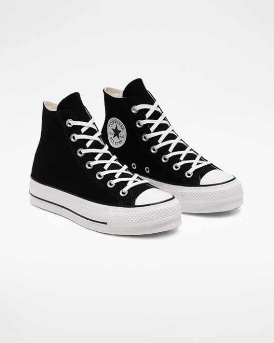 Chuck Taylor All Star Lift Platform Canvas Black/white Converse