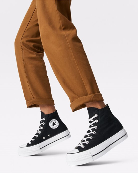 Chuck Taylor All Star Lift Platform Canvas Black/white Converse