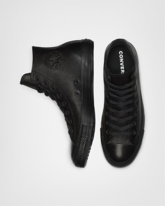 čierne Mono Skľučovadlo Taylor All Star Leather Converse