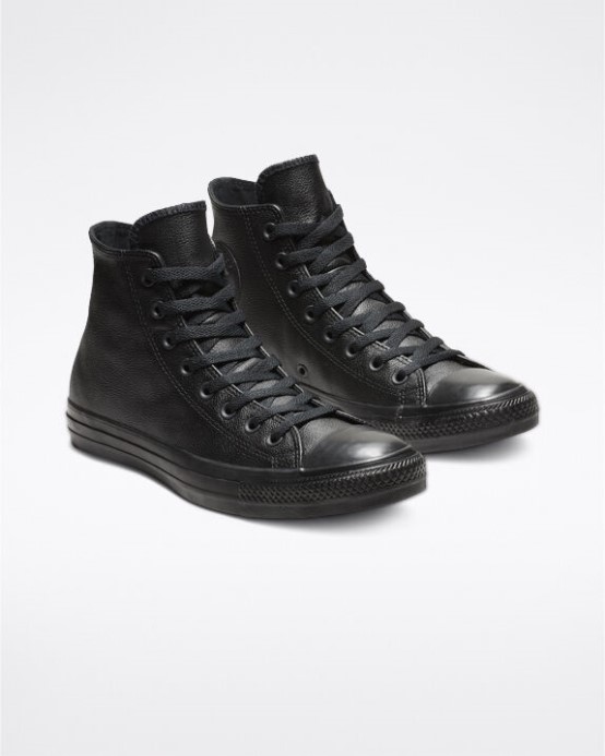 čierne Mono Skľučovadlo Taylor All Star Leather Converse