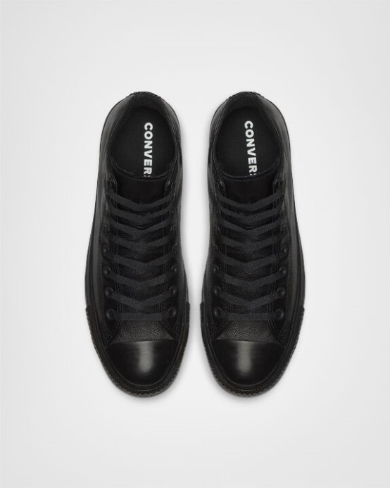 čierne Mono Skľučovadlo Taylor All Star Leather Converse