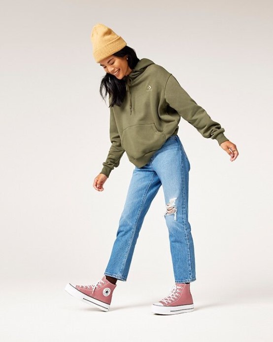 Chuck Taylor All Star Lift Platforma Sezónna Farba Converse Sedlo/čierna/biela