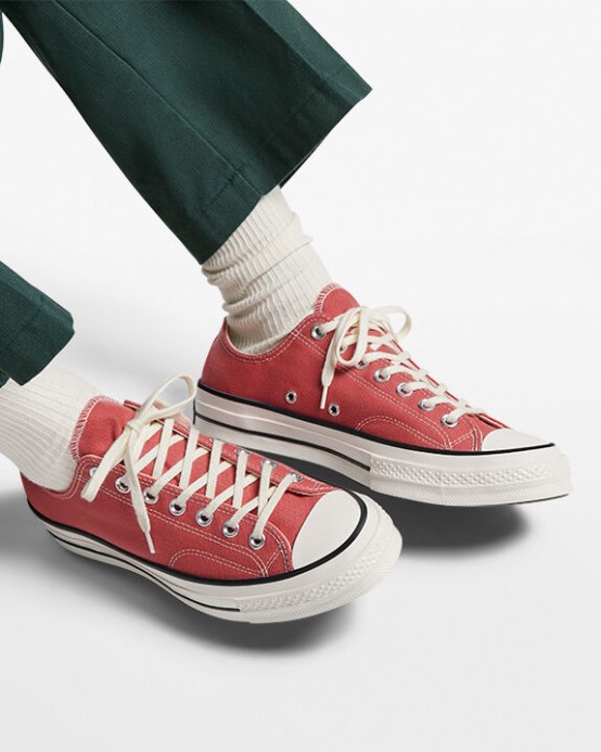 Skľučovadlo 70 Vintage Canvas Converse Rebarborový Koláč/egret/black