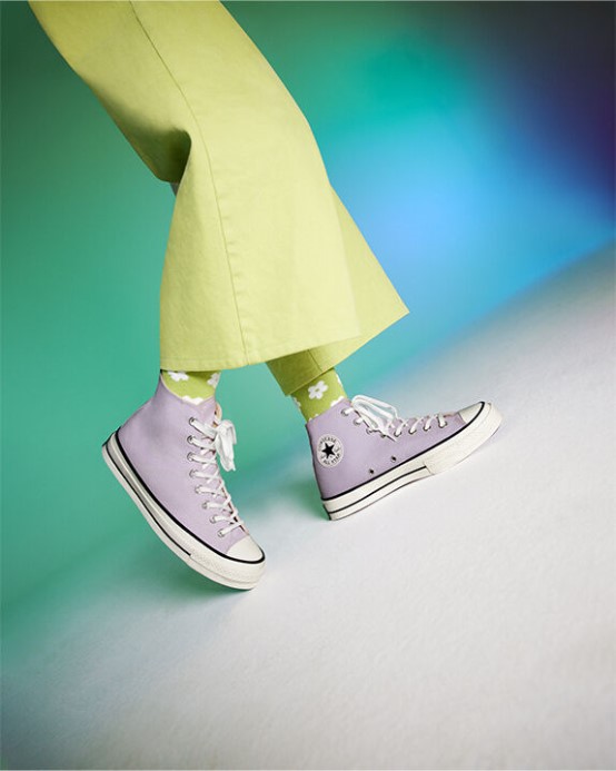 Parná Fialová/egret/čierna Converse Skľučovadlo 70 Vintage Canvas