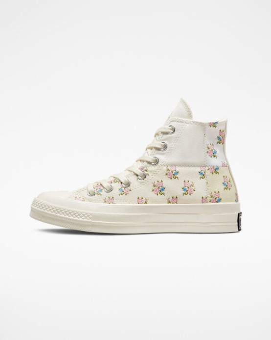 Skľučovadlo 70 Patchwork Kvetinový Converse Volavka/biela/mäkká Duna