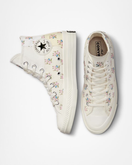 Skľučovadlo 70 Patchwork Kvetinový Converse Volavka/biela/mäkká Duna