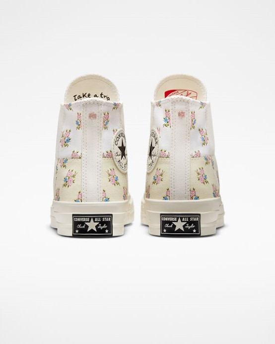 Skľučovadlo 70 Patchwork Kvetinový Converse Volavka/biela/mäkká Duna