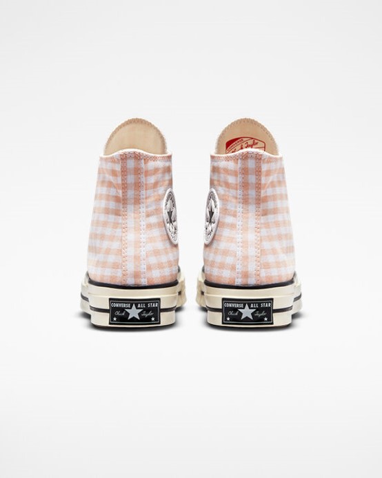 Drzý Koral/biely/egret Skľučovadlo 70 Gingham Converse