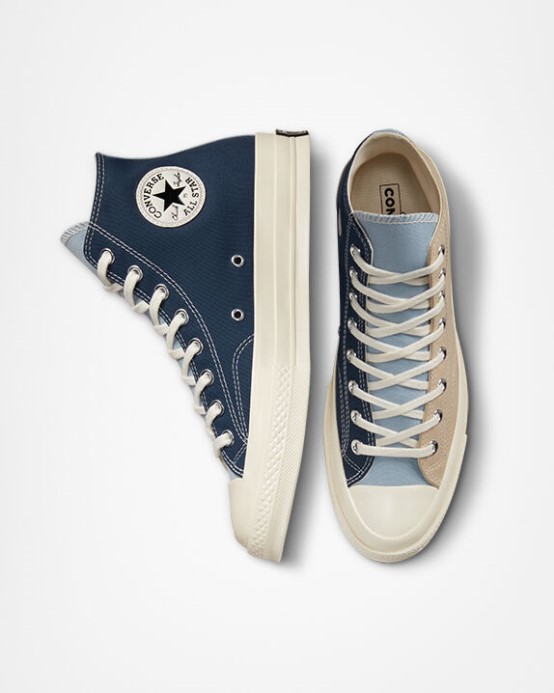 Navy/ovsené Mlieko/ocean Retreat Converse Skľučovadlo 70 Trojpanel