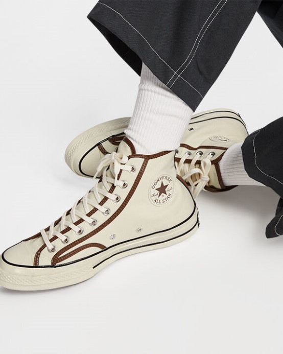 Converse Skľučovadlo 70 ťažké Plátno Egret/zemitá Hnedá