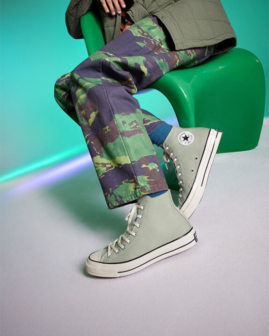 Converse Skľučovadlo 70 Vintage Canvas Summit Sage/egret/black