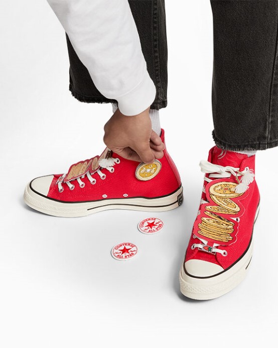 červená/vintage Biela/čierna Converse Skľučovadlo 70 Rokov Králika