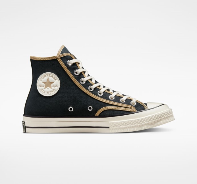 Skľučovadlo Converse Black/nomad Khaki/egret 70 Heavyweight Canvas