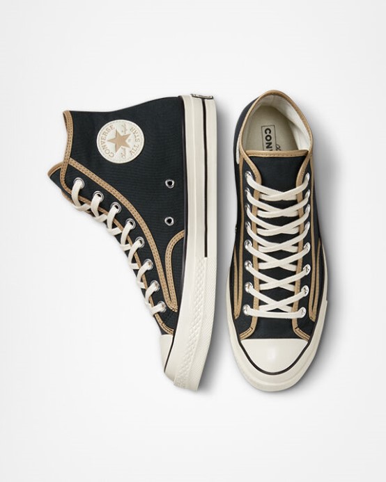 Skľučovadlo Converse Black/nomad Khaki/egret 70 Heavyweight Canvas