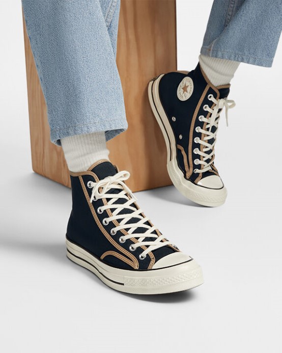 Skľučovadlo Converse Black/nomad Khaki/egret 70 Heavyweight Canvas
