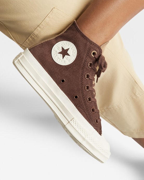 Converse Skľučovadlo 70 Stretch Manšestr Zemitá Hnedá/nomád Khaki