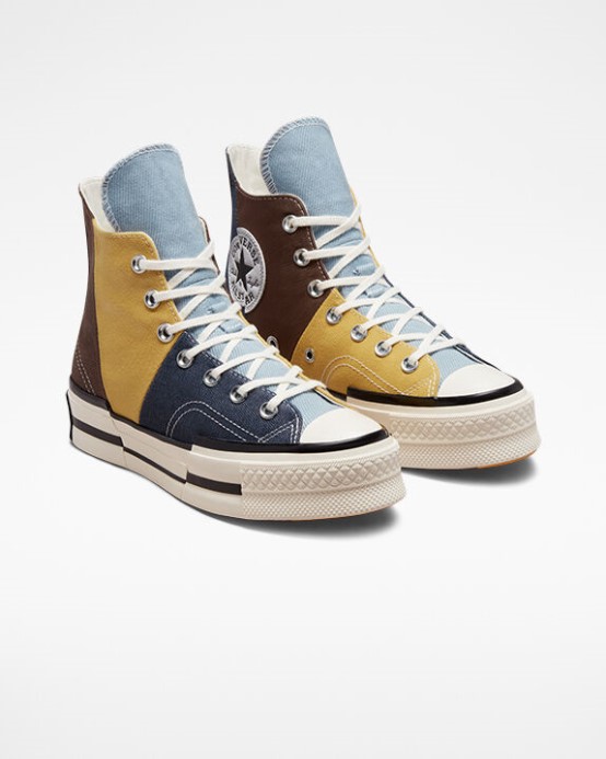 Skľučovadlo 70 Plus Materiál Mashup Converse Zemitá Hnedá/námornícka