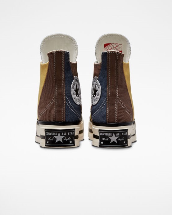 Skľučovadlo 70 Plus Materiál Mashup Converse Zemitá Hnedá/námornícka