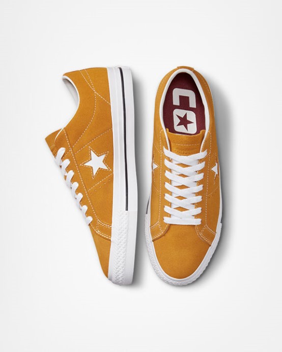 Zlaté Slnečné Hodiny/biele/čierne One Star Pro Converse
