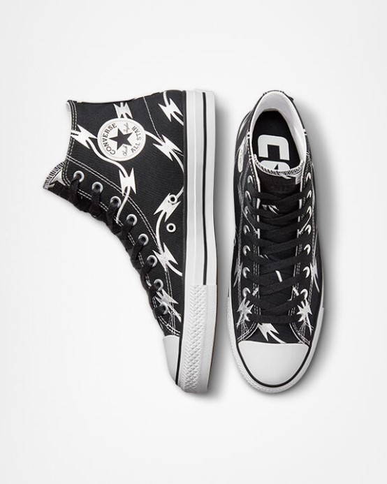 čierna/čisto Strieborná/biela Proti Skľučovadlo Taylor All Star Pro žiletkový Drôt Converse
