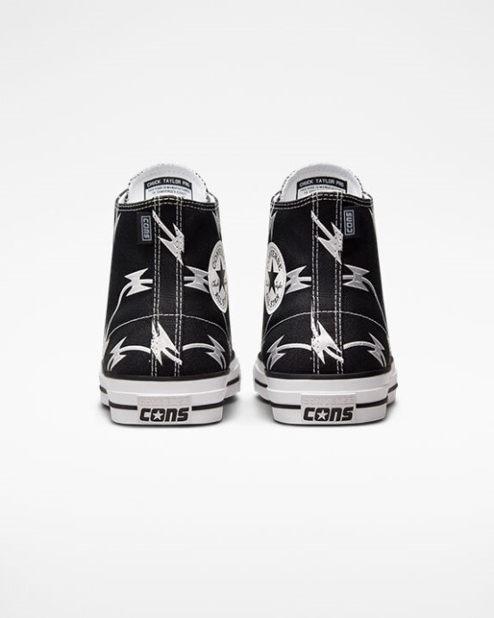 čierna/čisto Strieborná/biela Proti Skľučovadlo Taylor All Star Pro žiletkový Drôt Converse