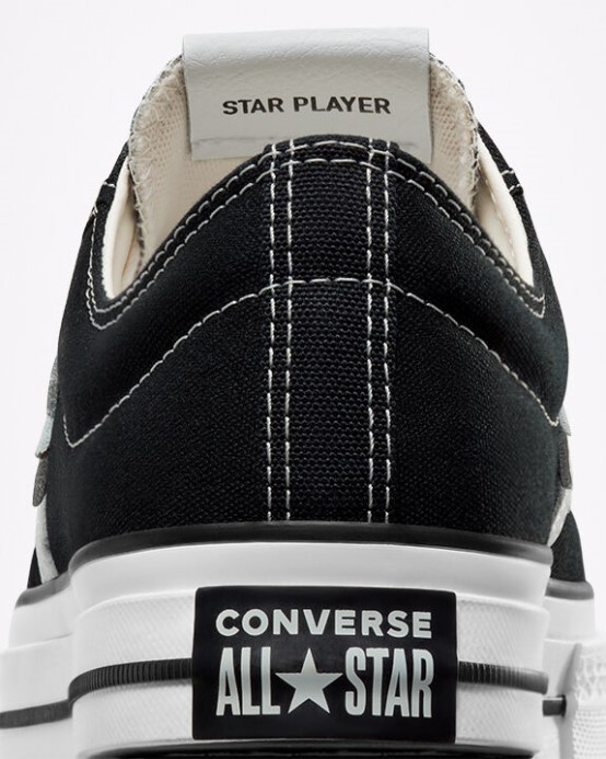 Converse čierny/starý Biely Hviezdny Hráč 76