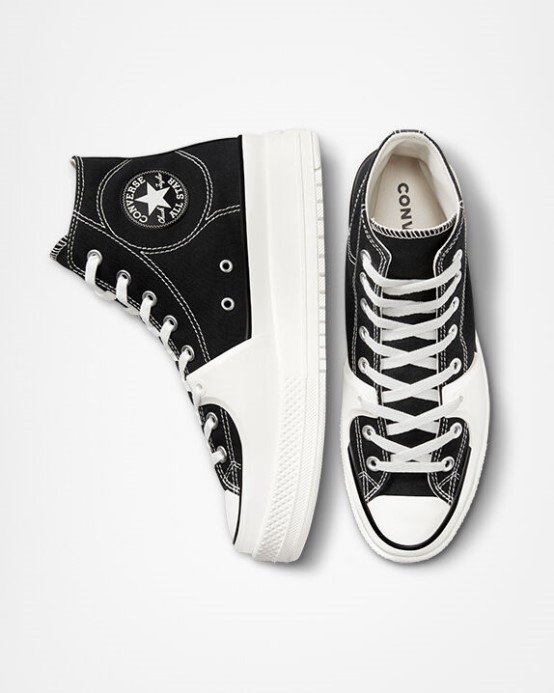 Chuck Taylor All Star Construct Black/vintage White/egret Converse