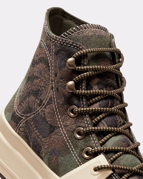 Ovsené Mlieko/pražené/trávnaté Converse Chuck Taylor All Star Konštrukt čierna Radosť