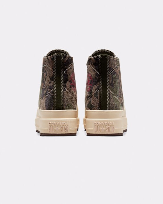 Ovsené Mlieko/pražené/trávnaté Converse Chuck Taylor All Star Konštrukt čierna Radosť