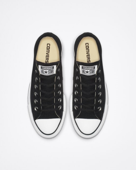 Converse Skľučovadlo Taylor All Star Lift Platform Canvas Black/white