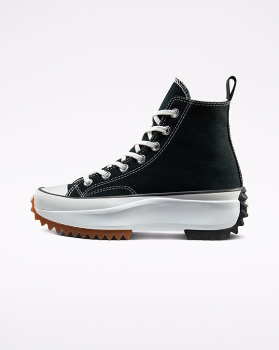 Black/white/gum Run Star Hike Platform Converse