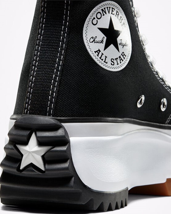 Black/white/gum Run Star Hike Platform Converse