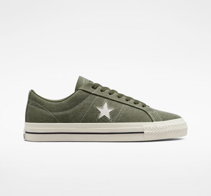 Converse Utility/egret/black Cons One Star Pro Heavyweight Canvas