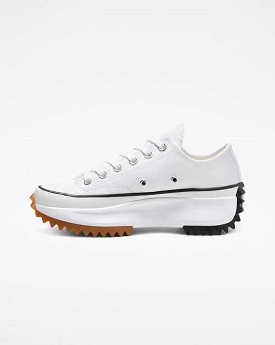 White/black/gum Converse Run Star Hike Platform