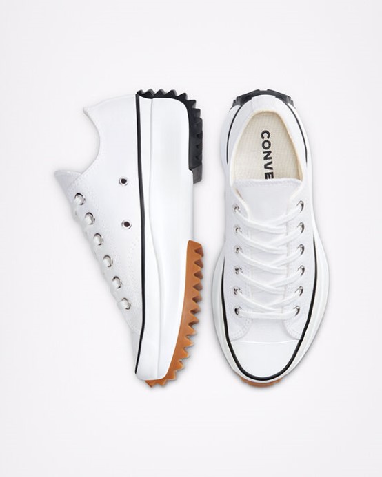 White/black/gum Converse Run Star Hike Platform