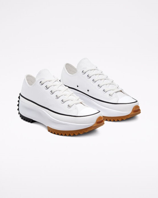 White/black/gum Converse Run Star Hike Platform