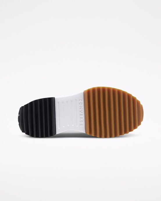 White/black/gum Converse Run Star Hike Platform