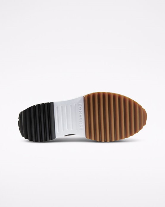 Converse White/black/gum Run Star Hike Platform