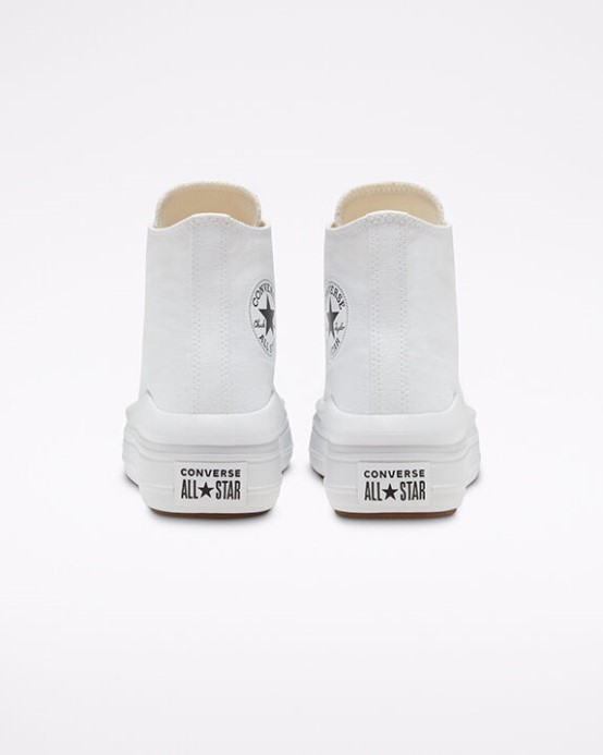 Chuck Taylor All Star Move Platforma Biela/prírodná Slonovina/čierna Converse